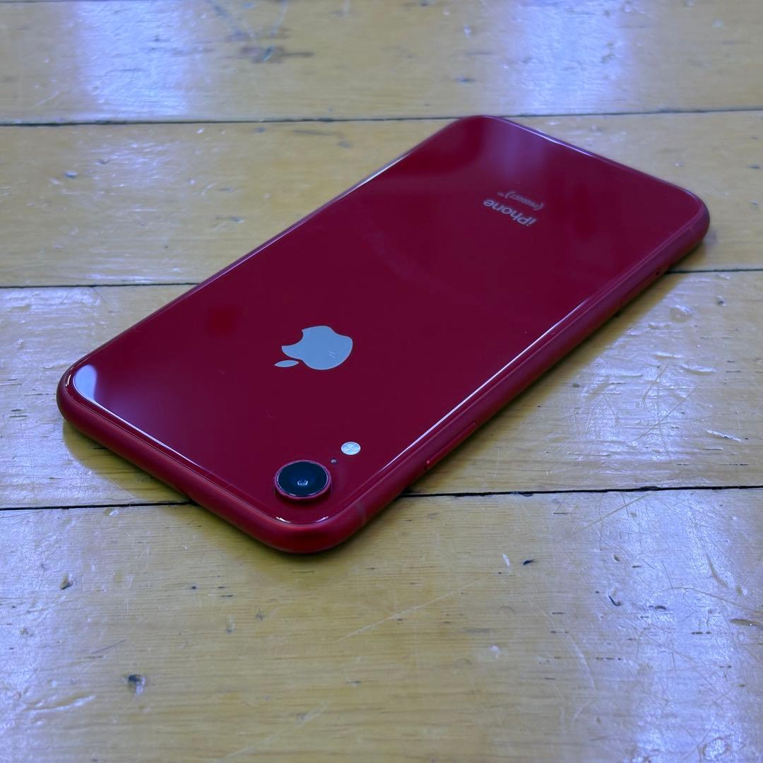 比較的美品 iPhone XR レッド 64GB SIMフリー