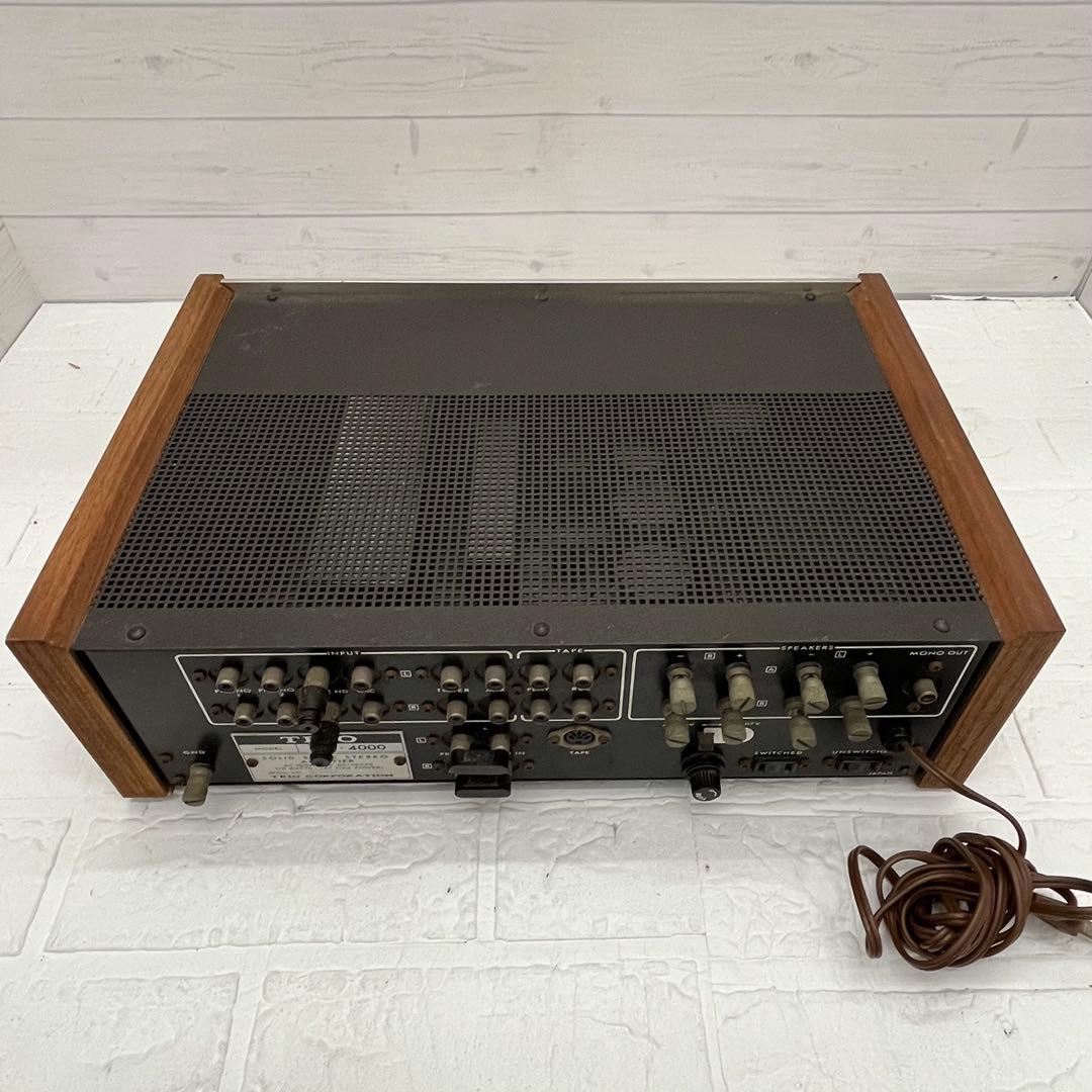 TRIO KA-4000 トリオ プリメインアンプ オーディオ機器 ヴィンテージ