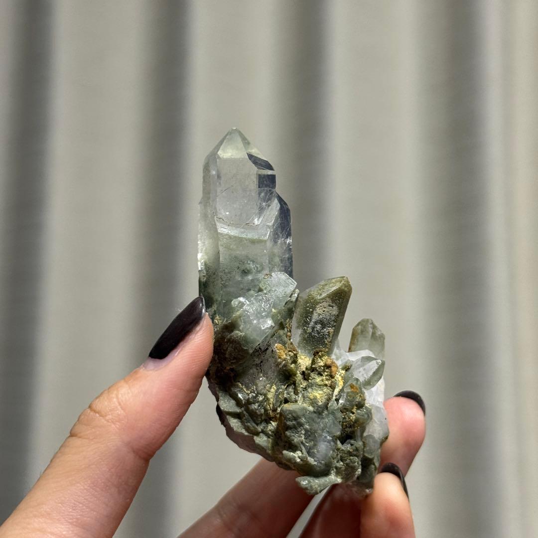 ブラジル産　ヒマラヤ水晶　ガーデンクォーツ　原石　69.5g NO.173