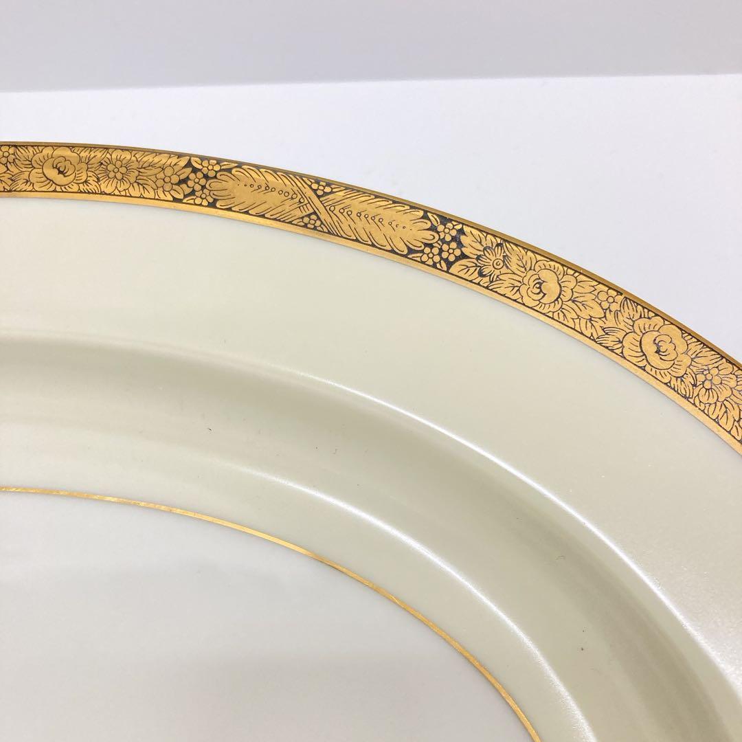 【美品】ノリタケ オーバル皿　大皿 GOLDKIN 廃盤品　5675