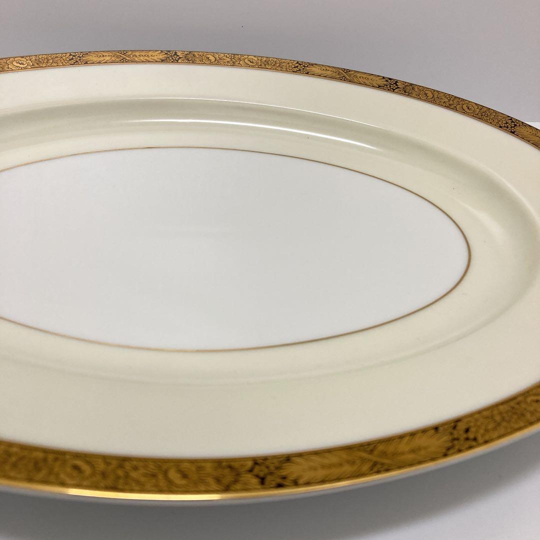 【美品】ノリタケ オーバル皿　大皿 GOLDKIN 廃盤品　5675