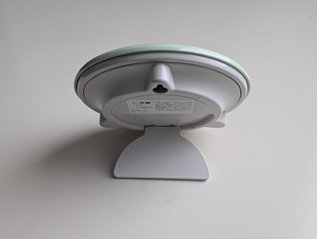 90s デッドストック ウォールクロック 小さめ 掛け時計 ポストモダン ポップ