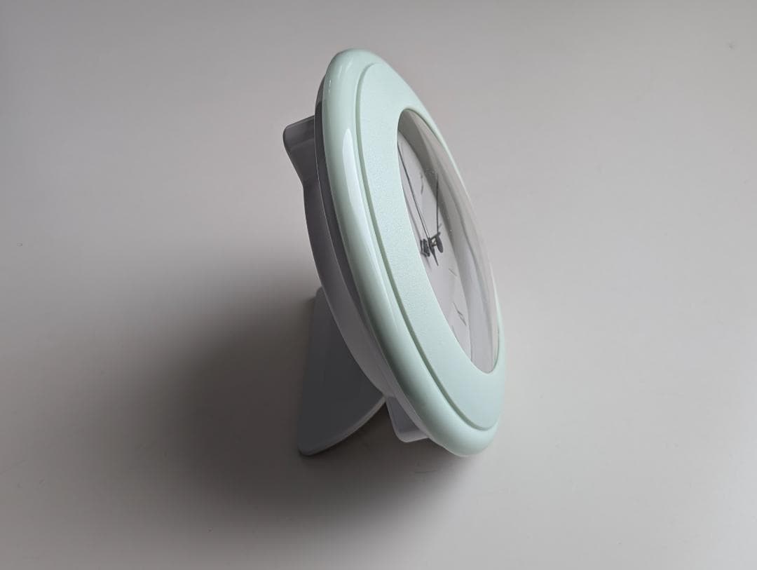 90s デッドストック ウォールクロック 小さめ 掛け時計 ポストモダン ポップ