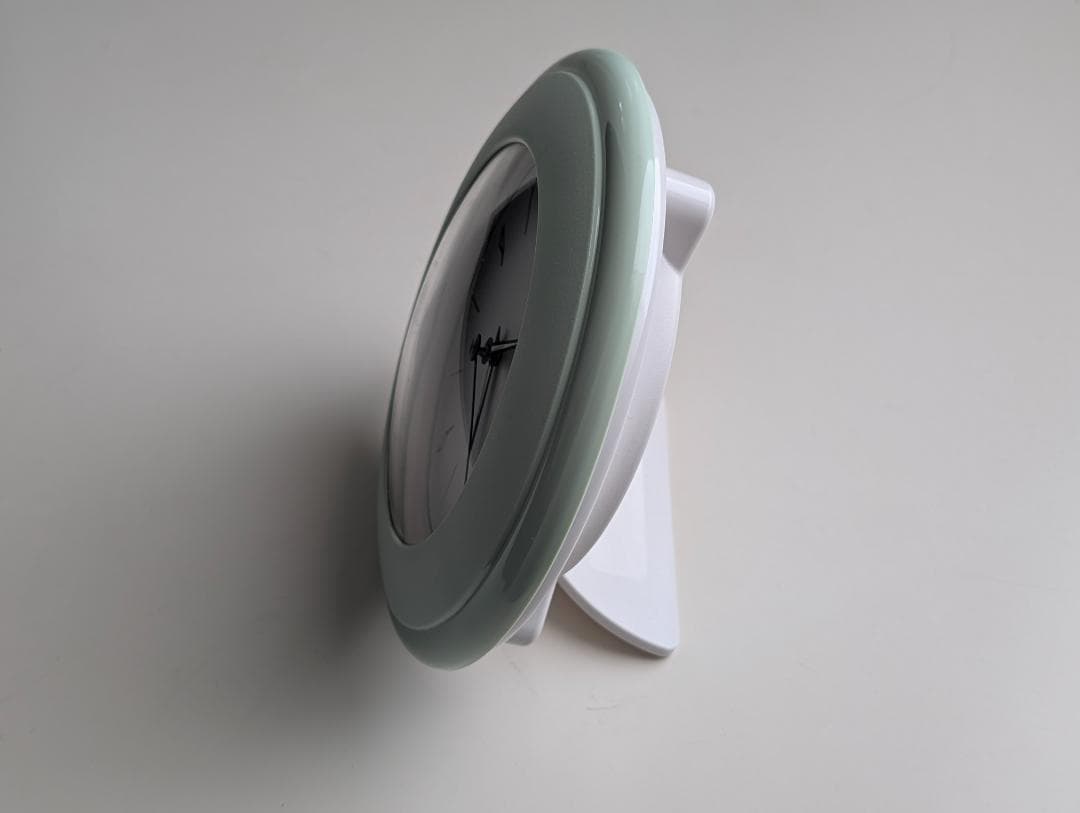 90s デッドストック ウォールクロック 小さめ 掛け時計 ポストモダン ポップ