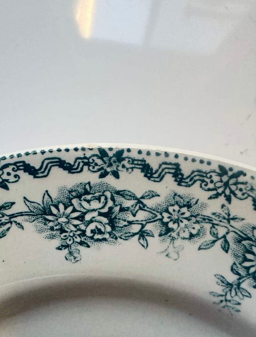 st amand サンタマン　フランス　アンティーク　プレート　皿　ブロカント