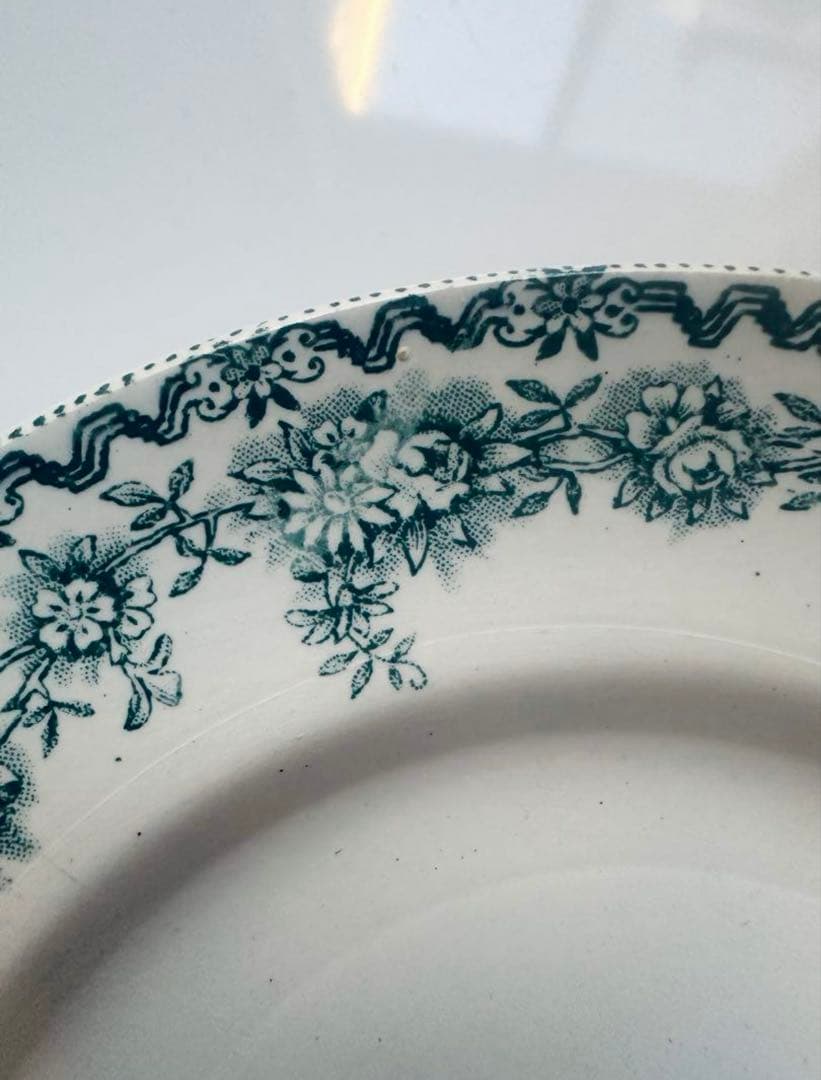 st amand サンタマン　フランス　アンティーク　プレート　皿　ブロカント