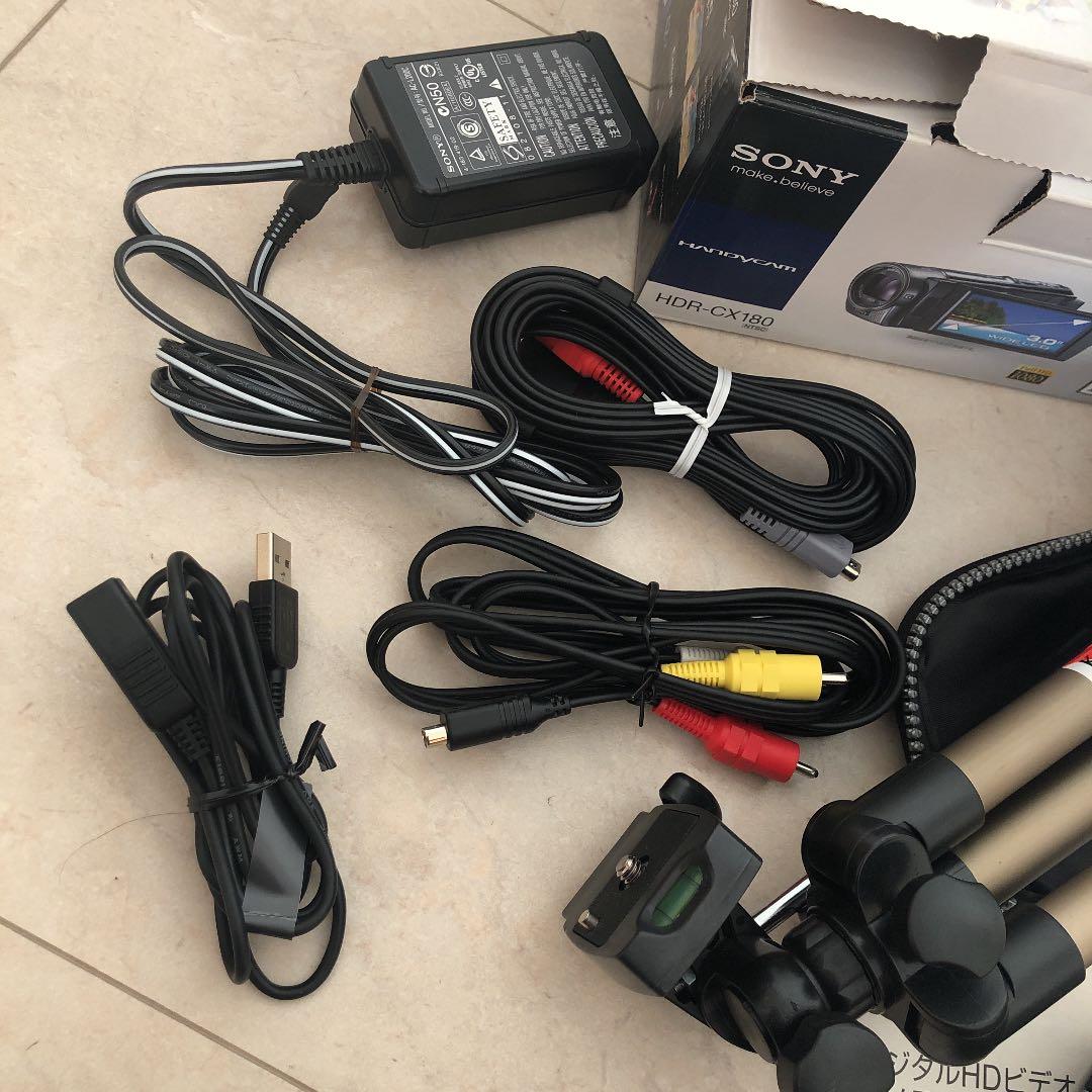 HDR-CX180 付属品付き