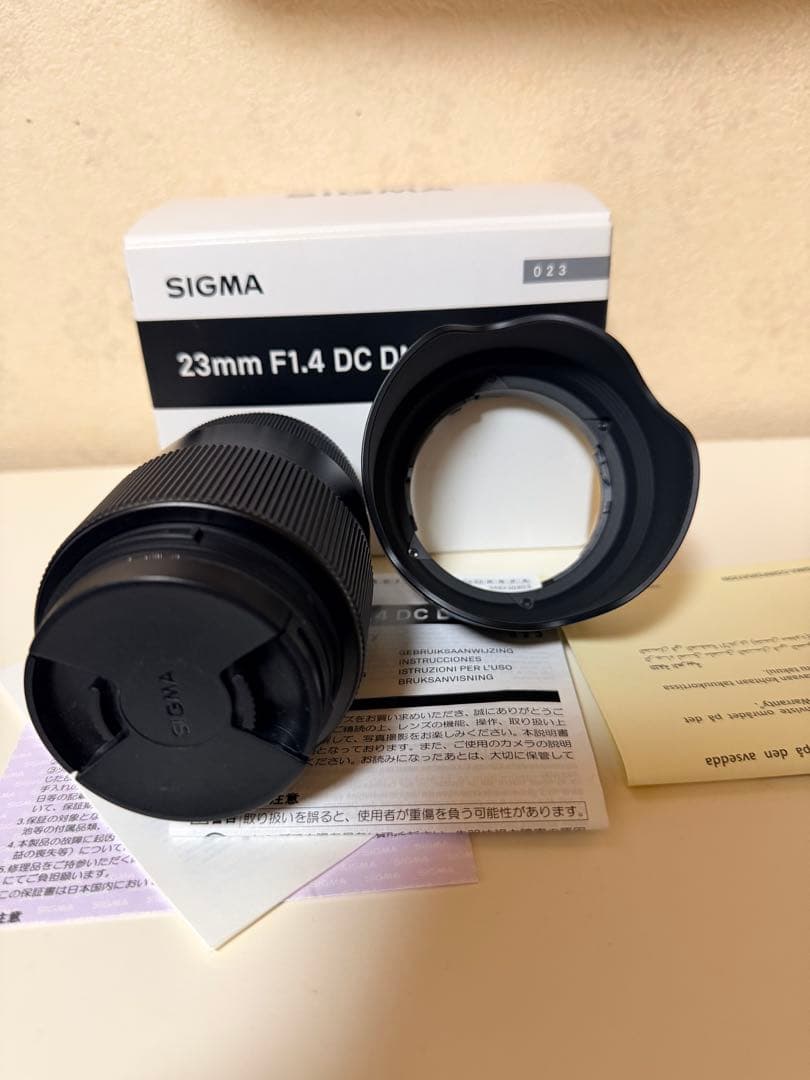美品【Xマウント】単焦点SIGMA 23mm F1.4 DC DN