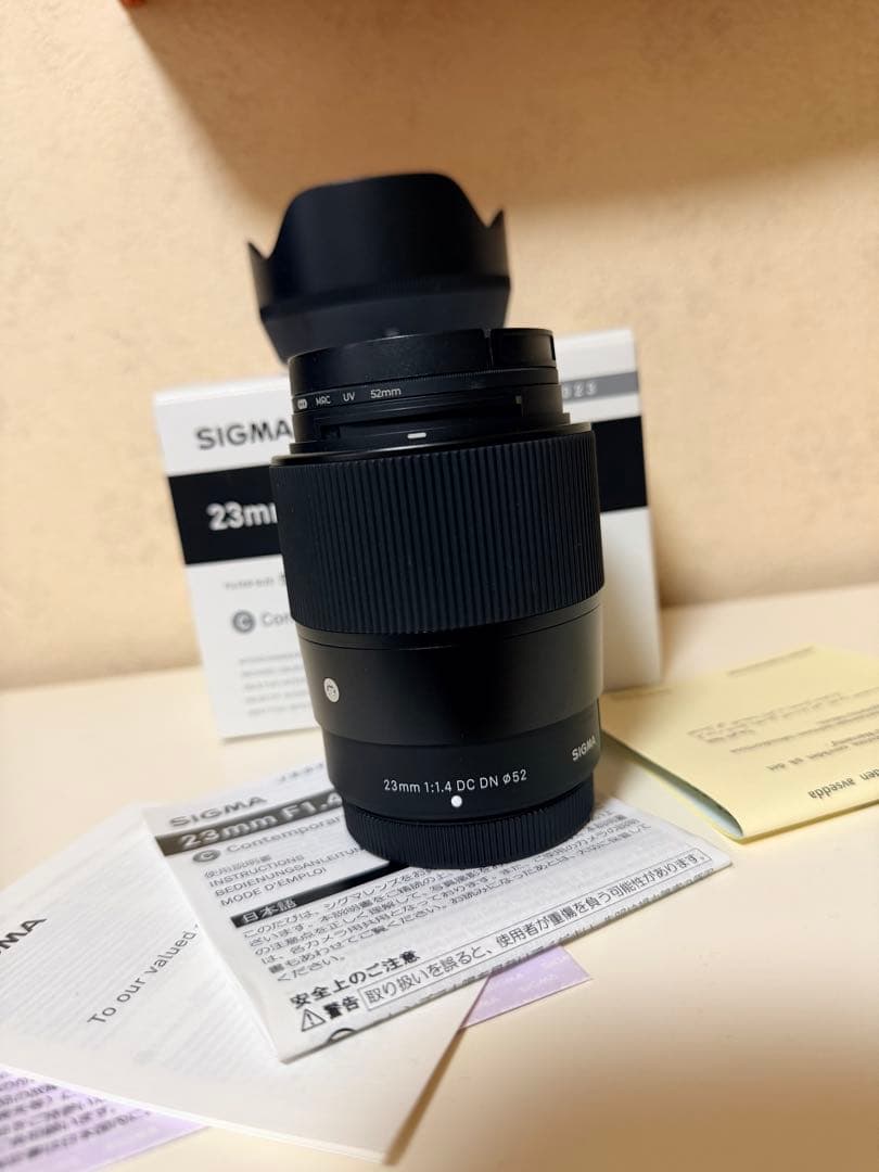 美品【Xマウント】単焦点SIGMA 23mm F1.4 DC DN
