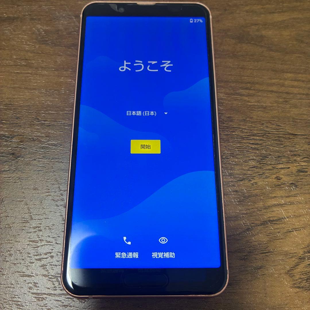 AQUOS Android ピンク スマートフォンSH-02M SIMフリー