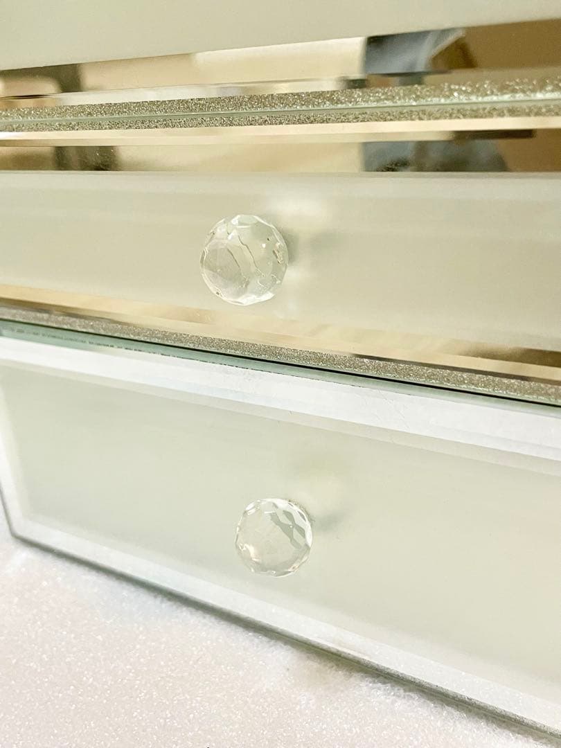 ◾︎レイジースーザン ガラス製 ジュエリーボックス アラベスク NM