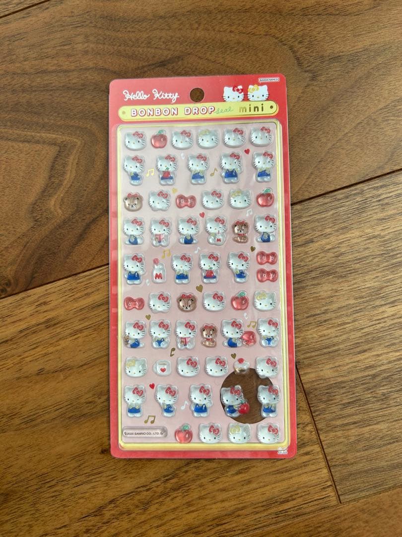 【国内正規品】BONBON DROP シール 6点セット　サンリオ／たまごっち