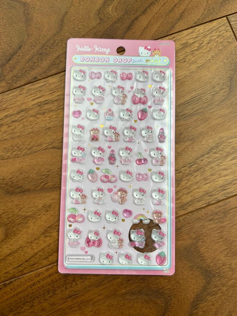 【国内正規品】BONBON DROP シール 6点セット　サンリオ／たまごっち