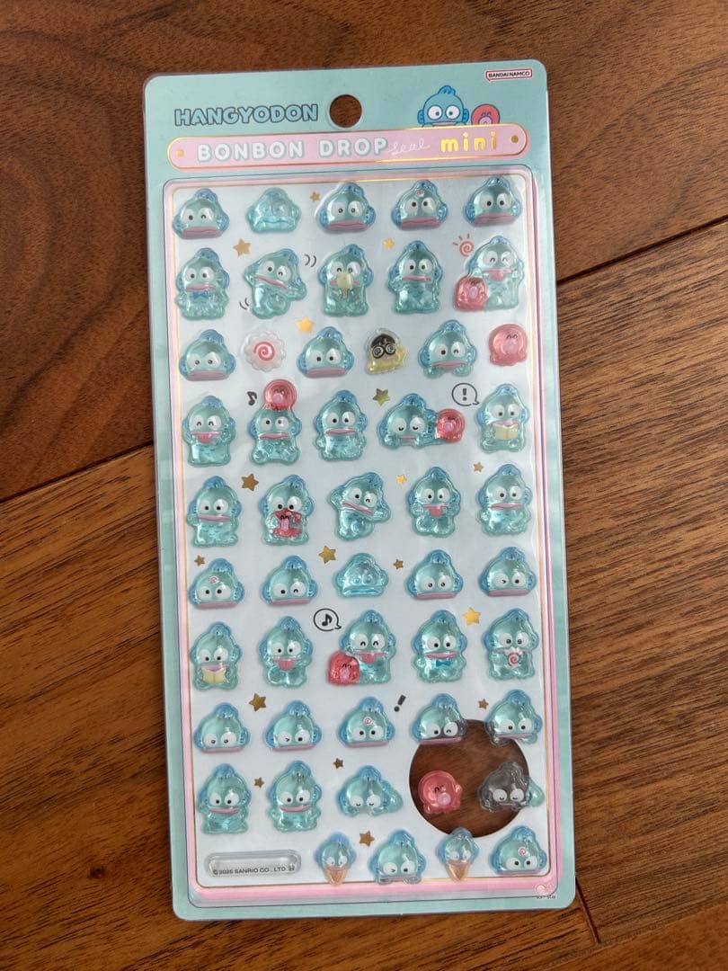【国内正規品】BONBON DROP シール 6点セット　サンリオ／たまごっち