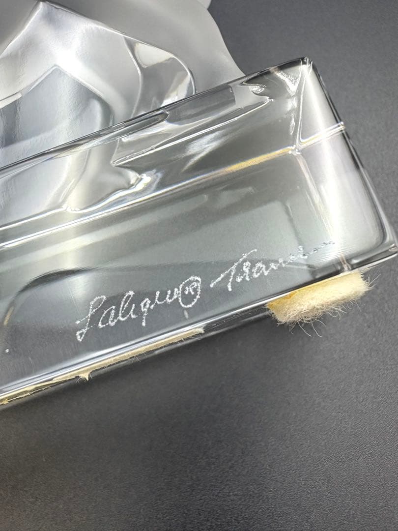 【希少】LALIQUE ルネ・ラリック　バイソン　彫像　ペーパーウエイト　置物