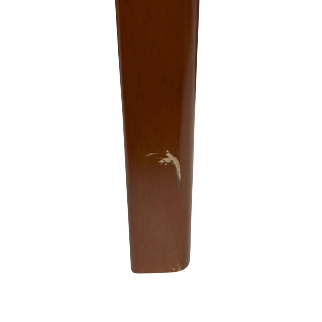 【良品】 木製スタッキングスツール4脚セット ① 赤座面 北欧 カフェチェア