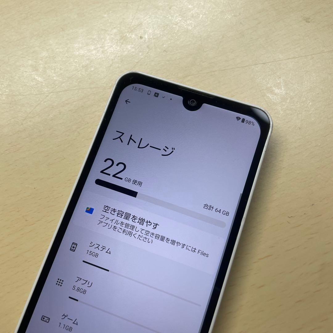 AQUOS wish 64GB SHG06 SIMフリー　割れなし
