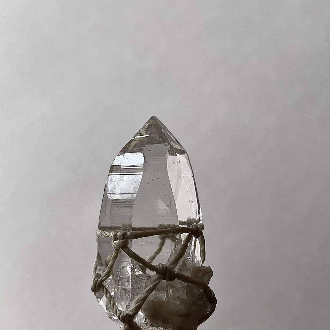 ヒマラヤ水晶 ガネッシュヒマール ＊ マクラメネックレス 24