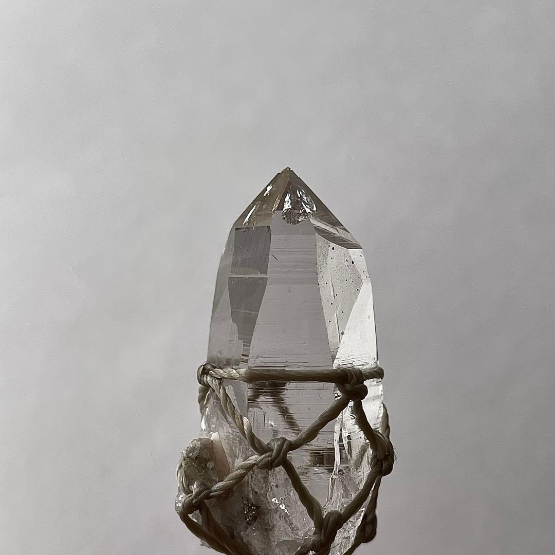 ヒマラヤ水晶 ガネッシュヒマール ＊ マクラメネックレス 24