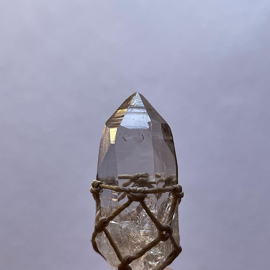 ヒマラヤ水晶 ガネッシュヒマール ＊ マクラメネックレス 24