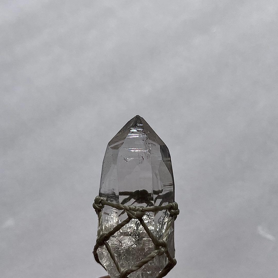 ヒマラヤ水晶 ガネッシュヒマール ＊ マクラメネックレス 24