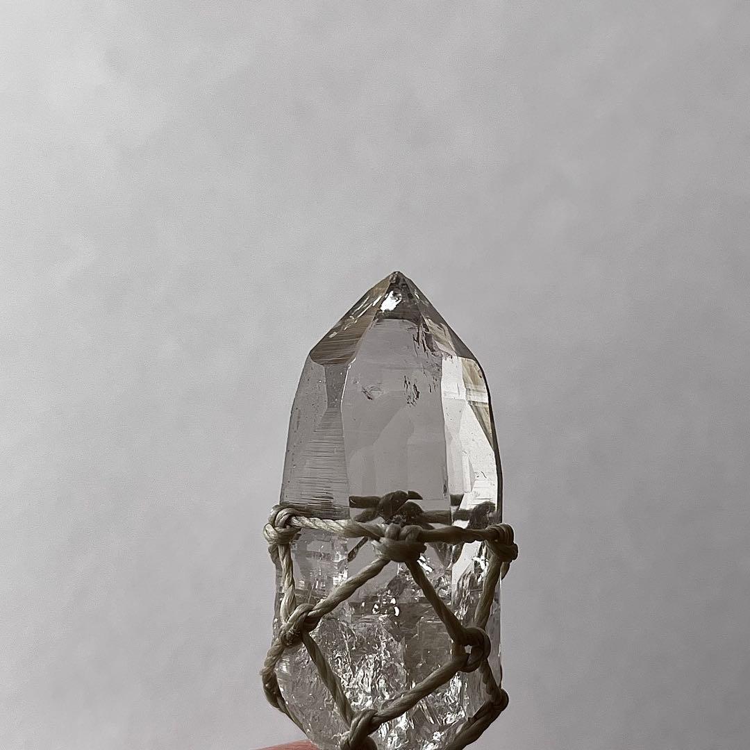 ヒマラヤ水晶 ガネッシュヒマール ＊ マクラメネックレス 24