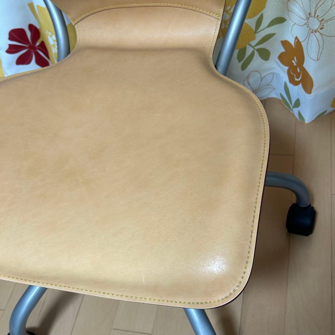 カリモク karimoku 回転式 レザー ヌメ革 デスクチェアXT4310AJ