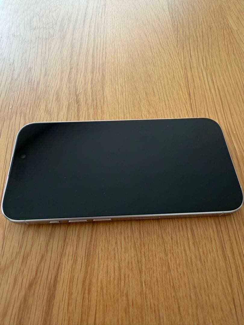 【美品】iPhone15Pro 128GB ホワイトチタニウム SIMフリー