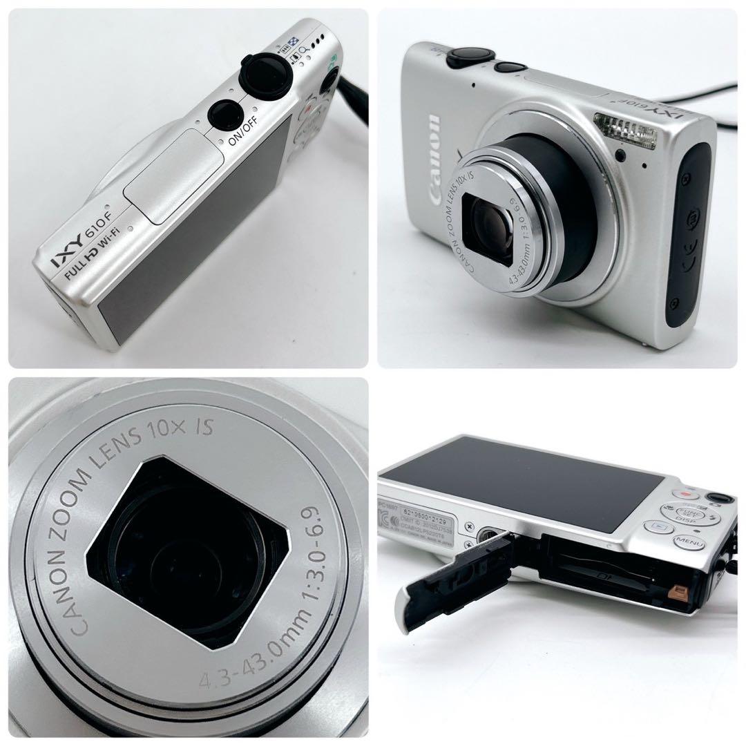 Canon キャノン IXY 610F シルバー デジカメ WiFi対応