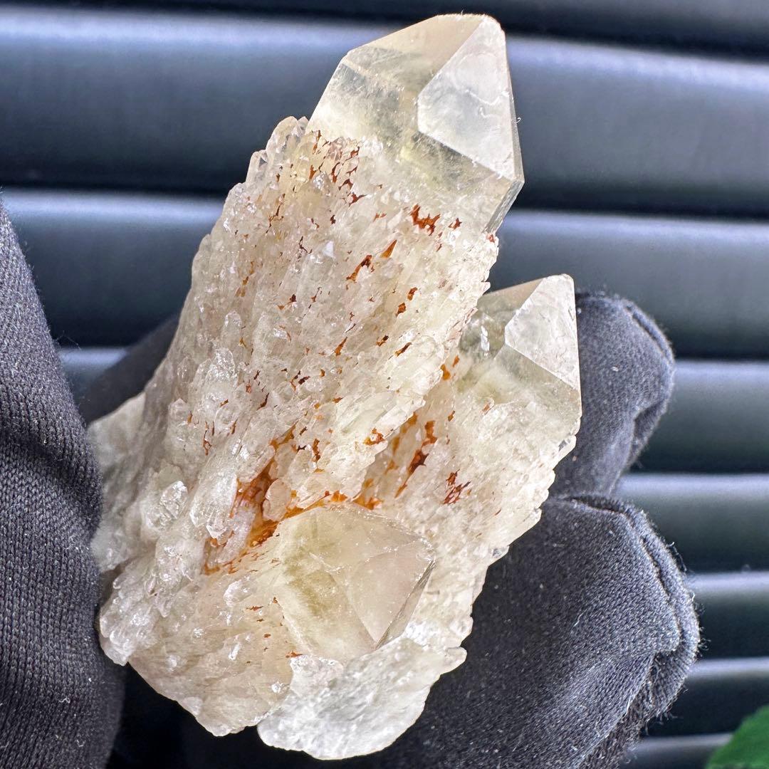 希少❗️オーラ皮膜レインボーシトリンスピリットクォーツ カクタスクォーツA1537