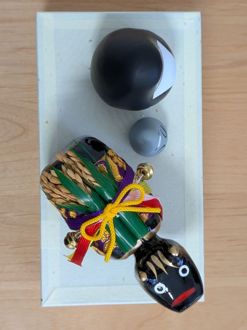 【野沢民芸】べこ＆起き上がりこぼし　セット