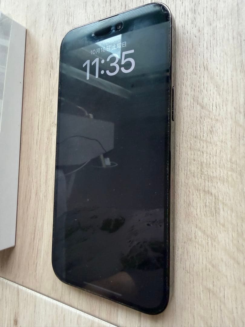 美品iPhone/14/Pro/Max/256GB/スペースブラック