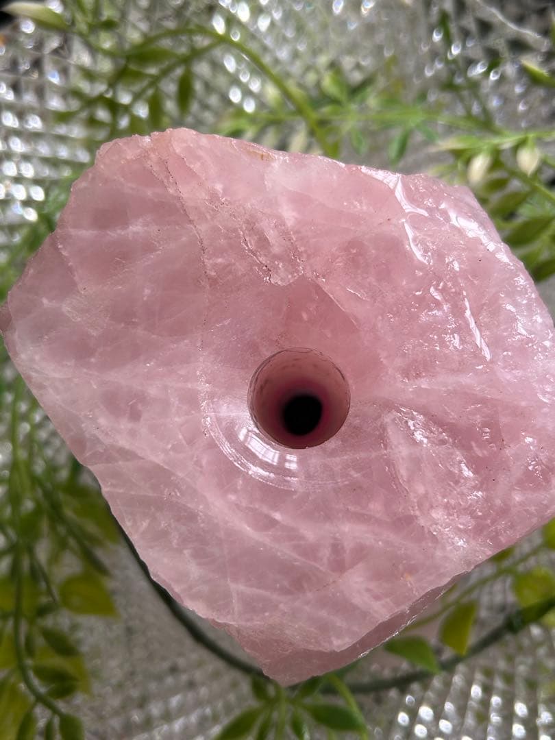 ✨破格✨絶品‼️ローズクオーツ☆噴水☆天然石⭐︎ファウンテン☆秘蔵品⭐︎1290g