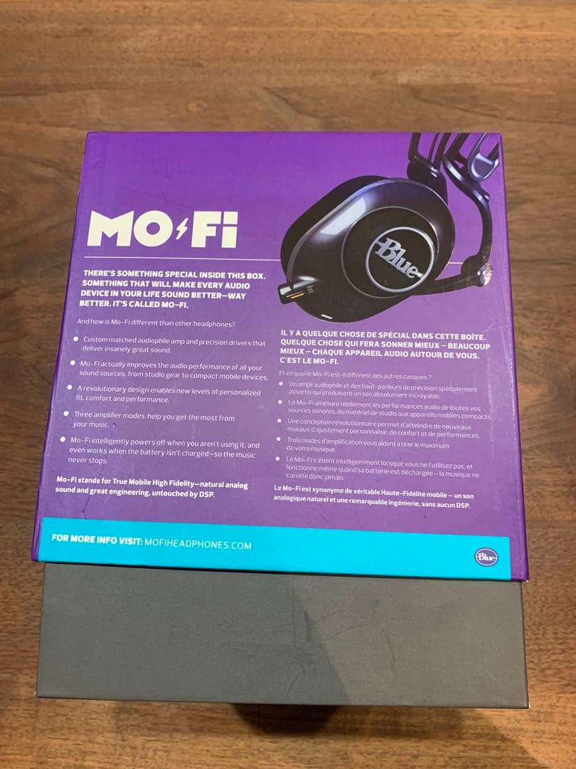 Mo-Fiモーファイ　アンプ内蔵ヘッドホン