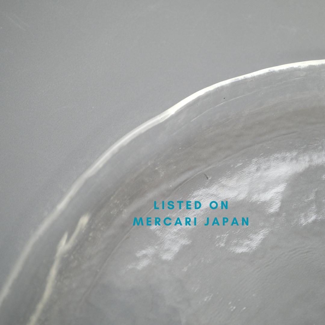 ムーミンガラスプレート 26cm フィンランド muurla ハンドメイド