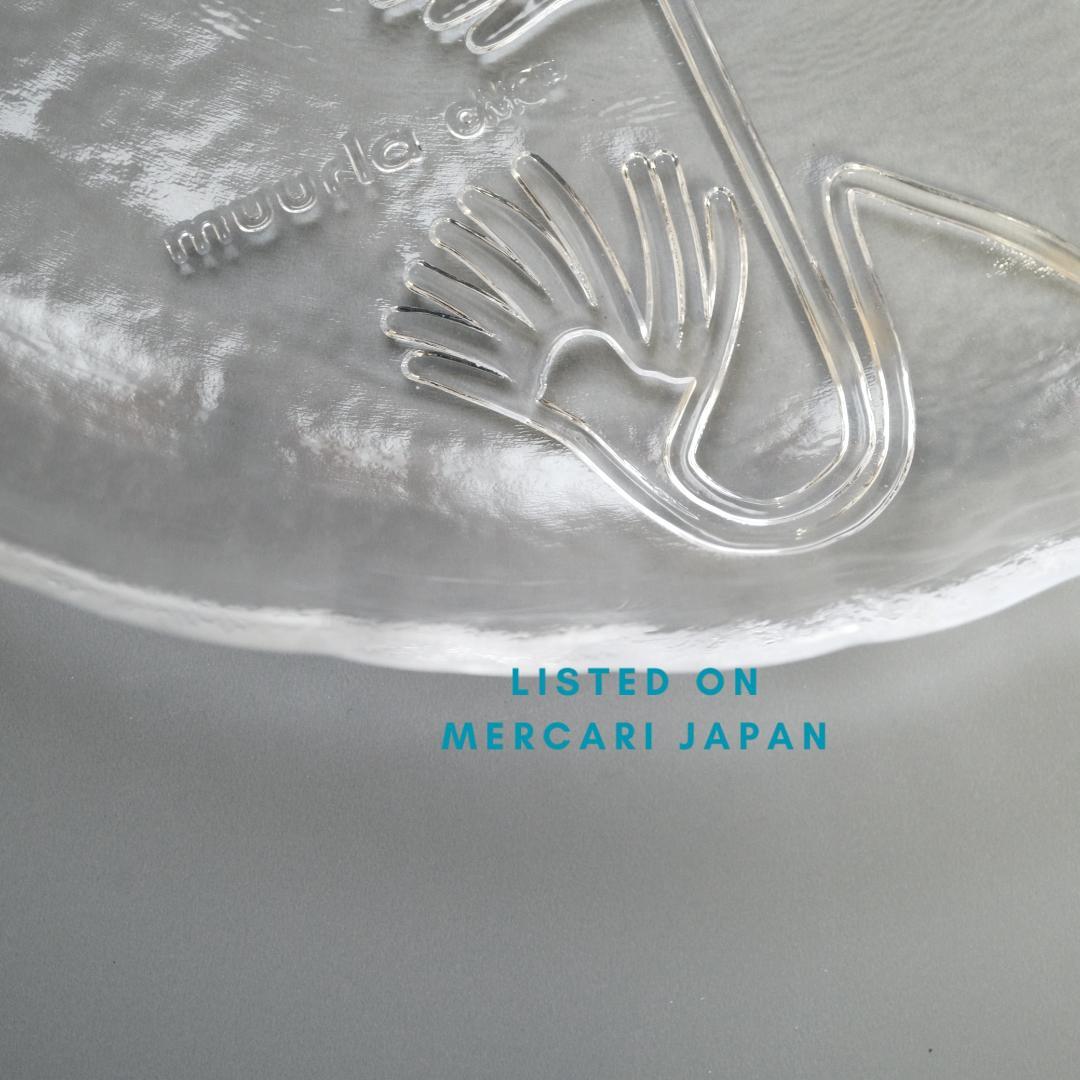 ムーミンガラスプレート 26cm フィンランド muurla ハンドメイド