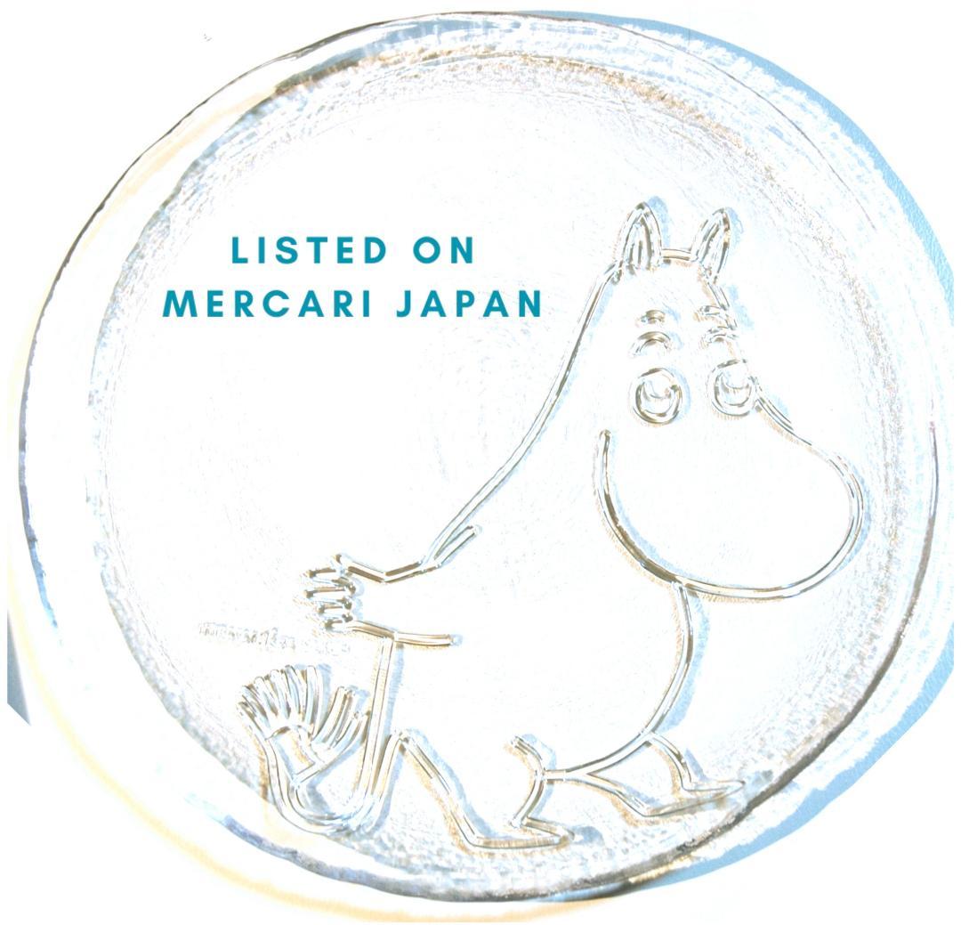 ムーミンガラスプレート 26cm フィンランド muurla ハンドメイド