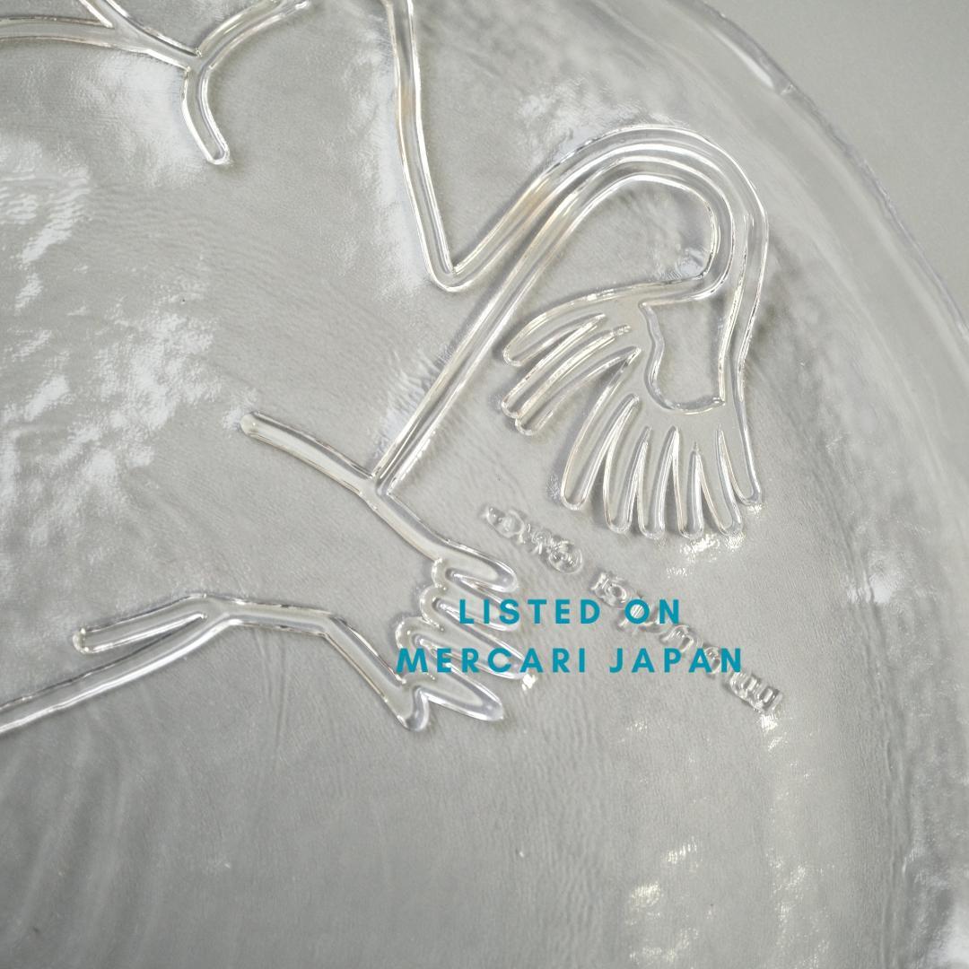 ムーミンガラスプレート 26cm フィンランド muurla ハンドメイド