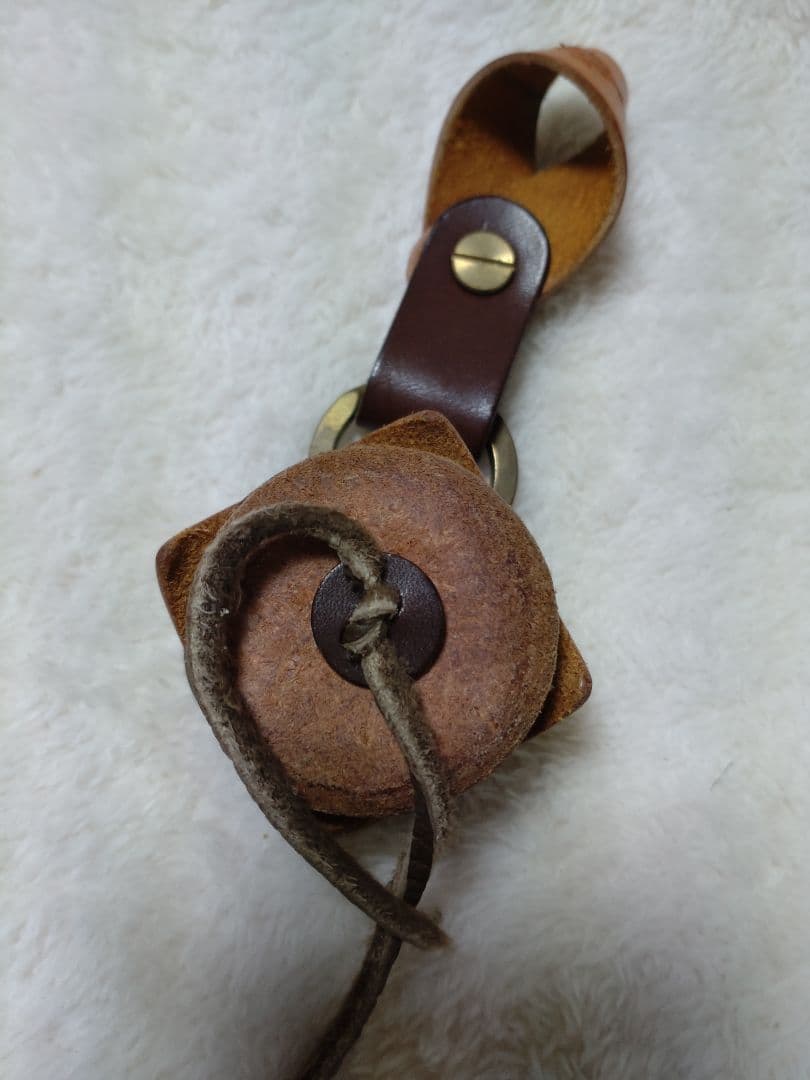 SIM's Leather works レザー ハンバーガーチャーム