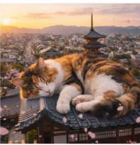 ご確認用　なつぞら様　ハンカチ　ネコちゃん柄