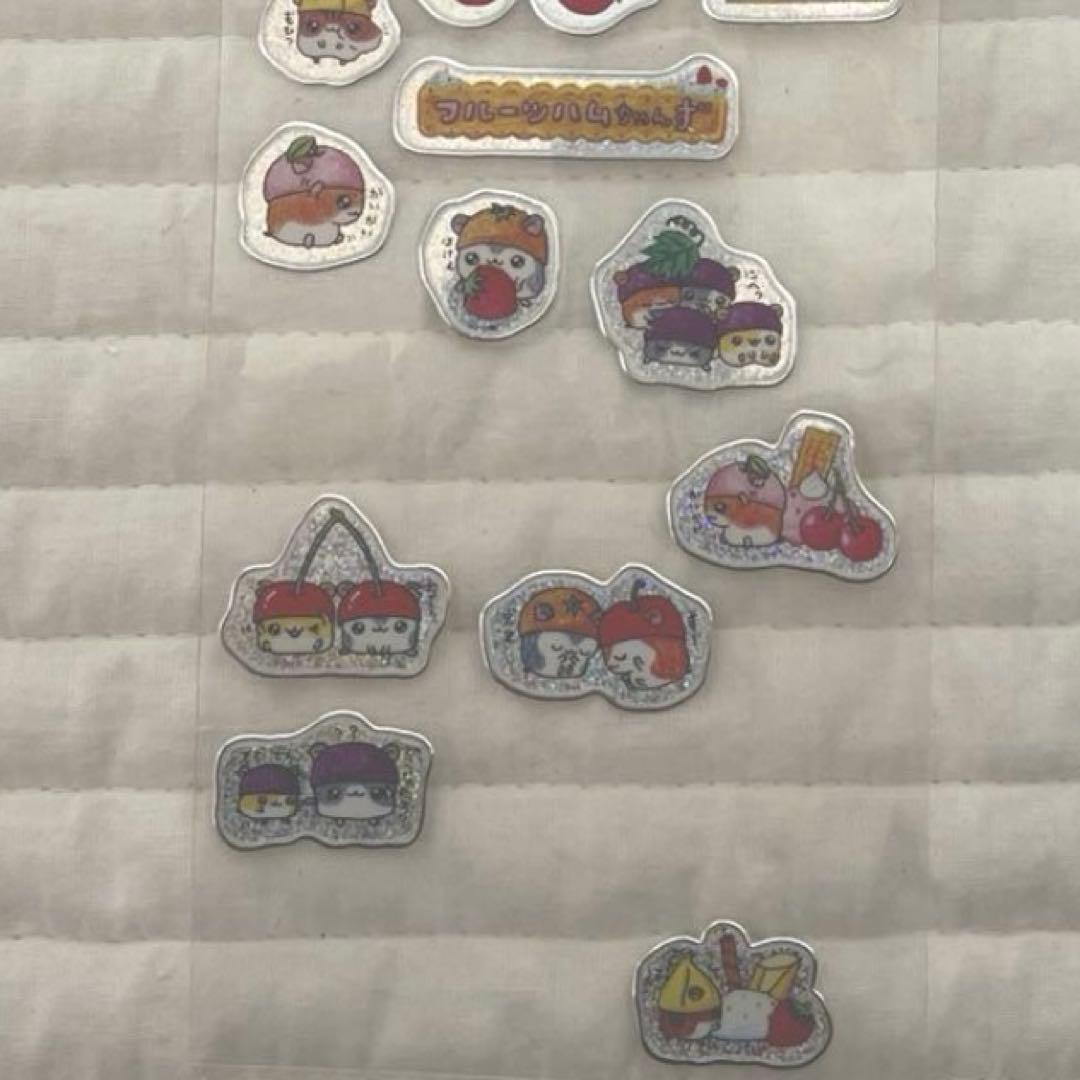 【匿名配送】フルーツハムちゃんず　シール　平成レトロ　平成女児　当時品