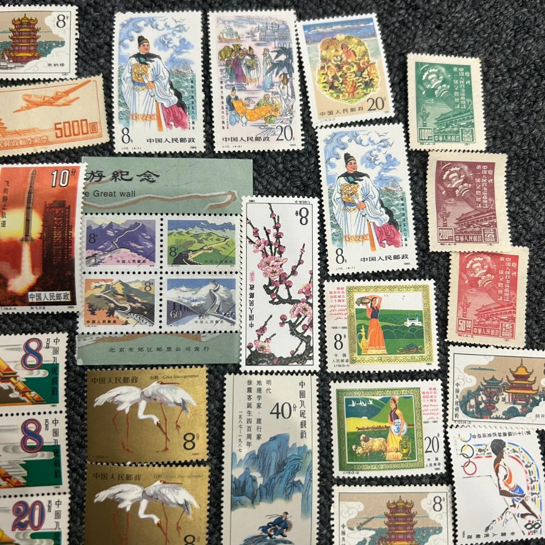 中国切手 パンダ 記念切手 ブロック含む 未使用　まとめ3