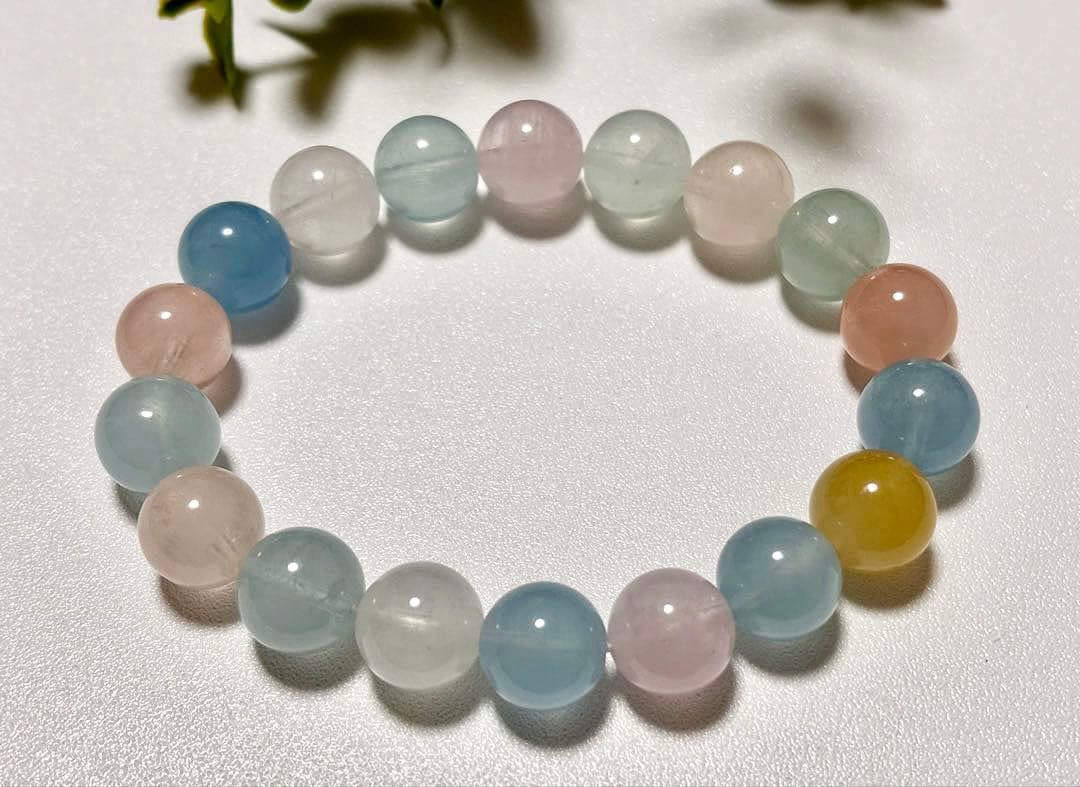 最高品質　超希少入手困難　慈愛溢れる宝石の母　パステルカラーミックスベリル