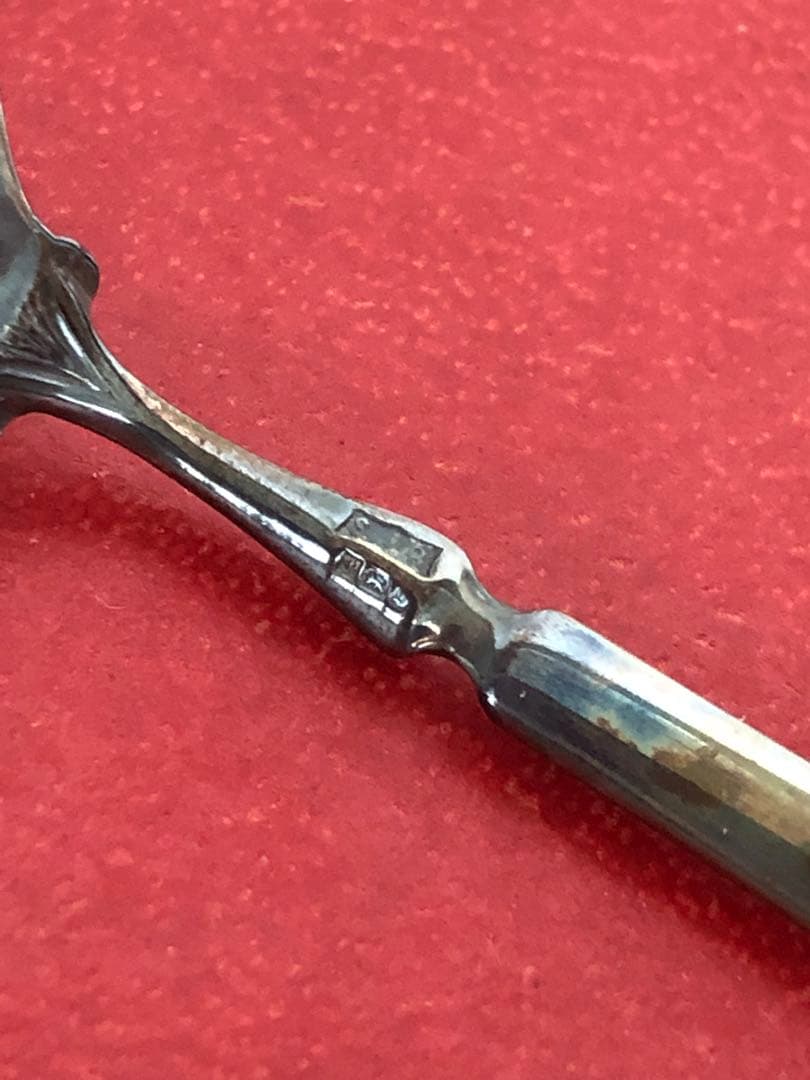 ビンテージ　純銀製　S.J.Rose & Son デミタススプーン　アンティーク