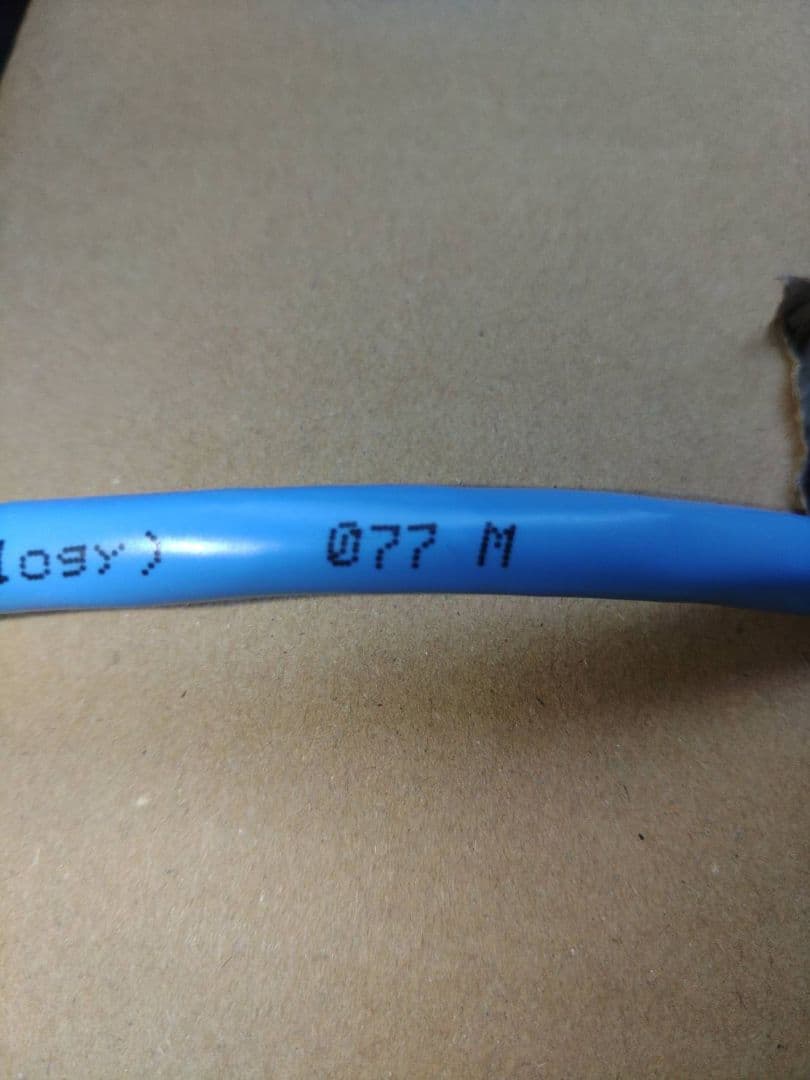 TSUNET-10GE CAT6A UTP LANケーブル 77m 青