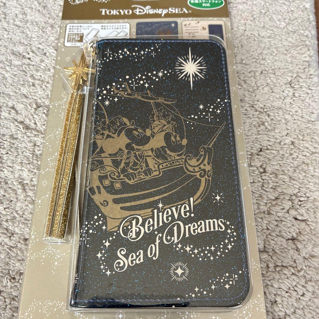 東京ディズニーシー 手帳型iPhoneケース　ビリーブ