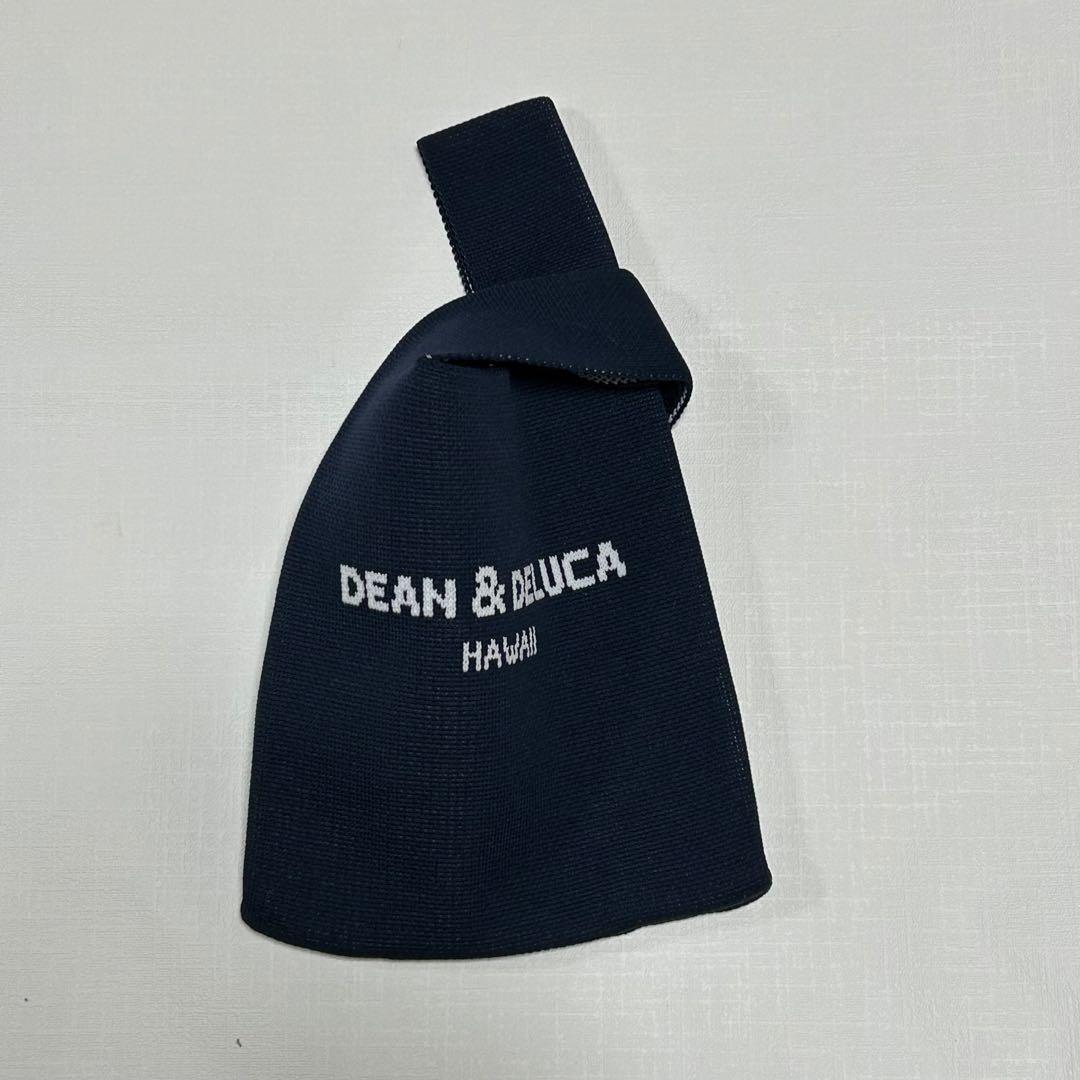DEAN&DELUCAニット エコバッグネイビー