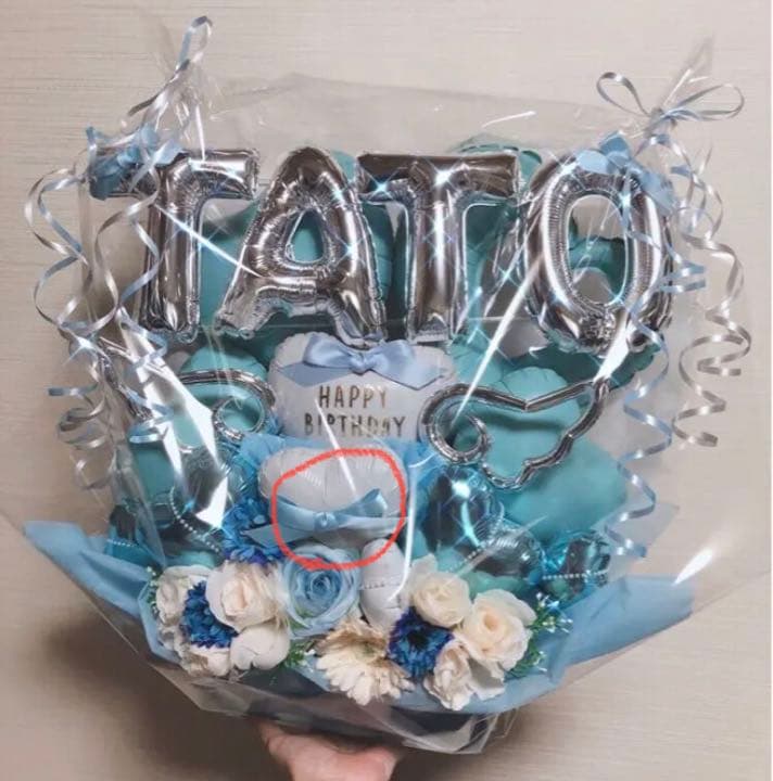 haruです　バルーンギフト　推し　バルーンアレンジ  誕生日　生誕祭