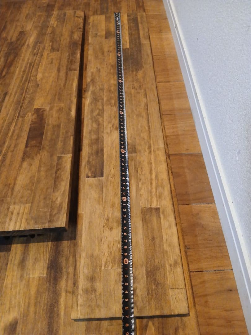 木製　ハンドメイド　オーダー　折りたたみテーブル　ワトコオイル