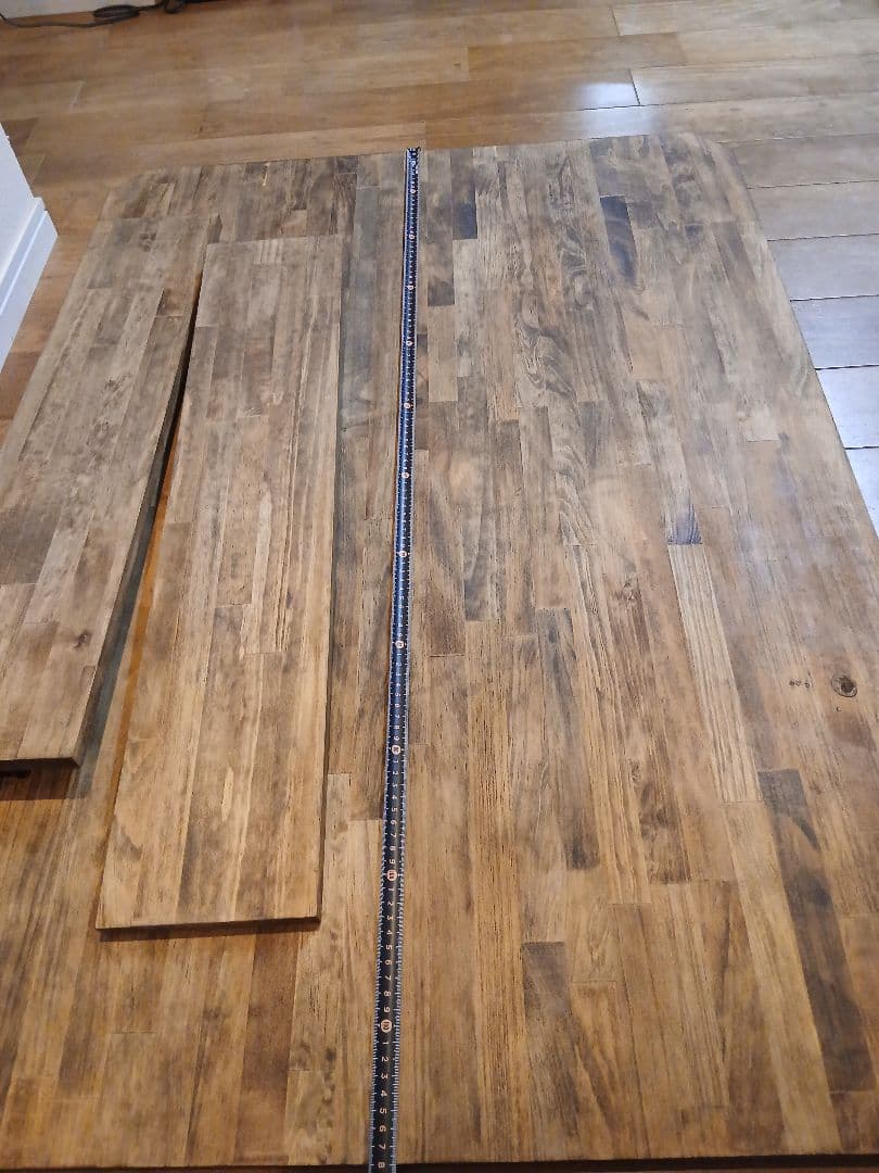 木製　ハンドメイド　オーダー　折りたたみテーブル　ワトコオイル